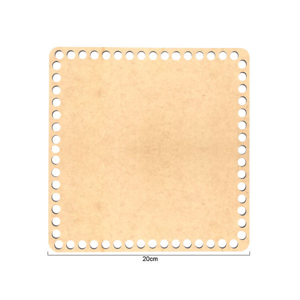 base quadrada mdf 20CM